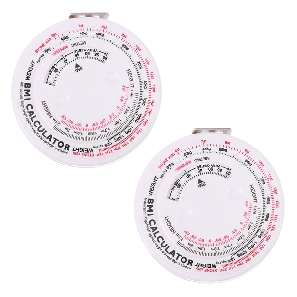 2pcs cintas de medición de cintas Cinta métrica Cinta métrica BMI Cinta métrica
