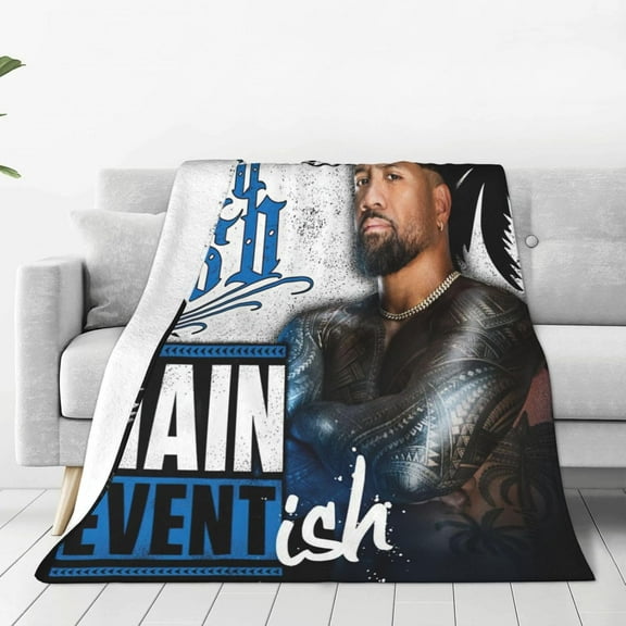 Jey USO Wrestler Throw Blanket Portable Air Conditioner Blanket Blankets for All Seasons Stylish Blankets for Car for Running