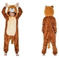 thumbnail image 3 of Unisex Kids Boys Girls Pajamas Animal One Piece Costume Cosplay Sleepwear, 3 of 5