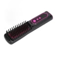 thumbnail image 2 of Cepillo alisador de pelo inalámbrico, recargable por USB, calentamiento rápido, control del encrespamiento, peine alisador de pelo profesional, 2 of 15