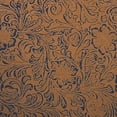 thumbnail image 4 of Waverly Inspirations 52" Faux Leather Jacobean Print Upholstery Fabric, Brown, Available In Multiple Colors, 4 of 7
