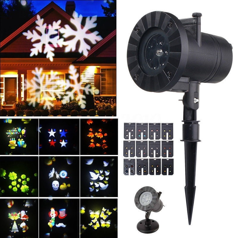 LED Landscape Projector Rotating Rgb Stage Holiday Lighting Gobo Stage