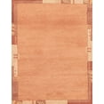 thumbnail image 1 of Ahgly Company Indoor Rectangle Abstract Orange Abstract Area Rugs, 7' x 10', 1 of 6