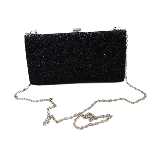 Bolso de noche Strade Fareast Limited Con diamantes de imitación negro