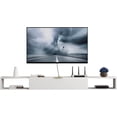 thumbnail image 3 of Repisa Flotante O Mesa Tv Moderna Minimalista Blanco 1P Blanca Muebleria Liz Muebleria liz RF1PBCO flotante, 3 of 4