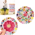 thumbnail image 2 of TIELUTT 100 Sheets Floral Stickers Laptop Phone Suitcase Floral Flowers Leaves Small Fresh Animal Sticker Book Puffy Sticker Photo Camera for Events Summer Stickers for Kids Developer Stickers for La, 2 of 8