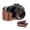 Brown, variant on BOKYAN Premium PU Leather Camera Half Case Replacement for Fujifilm Fuji XS10 Camera Body Bottom Protective Cover with Adjustable Shoulder Strap and Hand Grip Design, Brown
