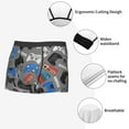 thumbnail image 6 of Kll Video Game Men'S Cotton Boxer Briefs Underwear-Large, 6 of 9
