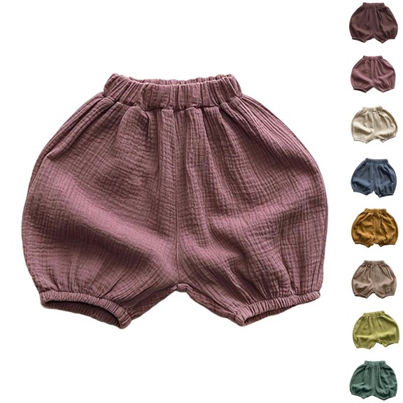 XINXIAOO Girls Active Athletic Shorts Casual Elastic Waistband Sports Shorts for Girls 2-3 Years