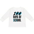thumbnail image 3 of Inktastic 100 Days of School Cool Sunglasses Design Boys or Girls Long Sleeve Toddler T-Shirt, 3 of 5