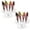 2, variant on ABCISI Ice Cream Cone Holder, Ice Cream Cone Display Stand Holder with 8 Holes, Cupcake Stand, Clear Acrylic Cone Display Stand for Weddings, Baby Showers, Birthday, Parties, Anniversaries