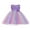 Purple, variant on Flower Girls Sequin Dress Rainbow Tutu Birthday Party Princess Dress Pageant Gown for Age 3-10 Years Old