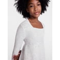 thumbnail image 4 of Weekend Academy Girls Ribbed Knit Empire Waist Sweater Dress, Sizes 4-18, 4 of 5