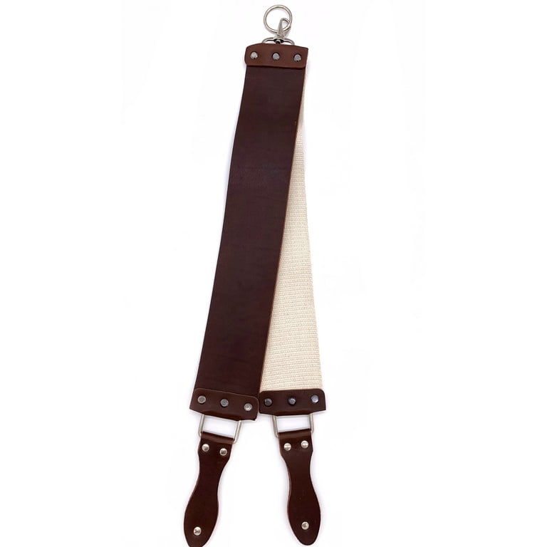 Straight razor strop Leather Straight Razor Strop. Dual Strap (brown) -  STAMESKY