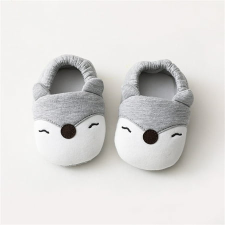 

Toddler Baby Boy Girl Non-slip Cartoon First Walkers Prewalker Floor Socks Shoes