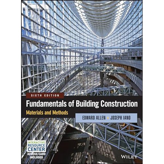 Pre-Owned Fundamentals of Building Construction: Materials and Methods, 9781118138915, Hardcover, 6