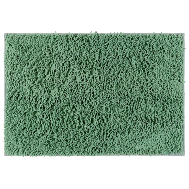 REGALWOVEN Alfombrillas de baño suaves y esponjosas para baño y dormitorio verde 20" x 32"