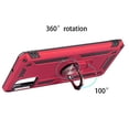 thumbnail image 5 of Kaleidio Case For Samsung Galaxy A51 4G [Hybrid Armor] Rubberized Shockproof [Ring Stand] 2-Piece Protector Cover [Red/Black], 5 of 7