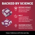 thumbnail image 5 of Force Factor Total Beets, Beet Root Supplement with Beetroot Powder for Heart Health, Nitric Oxide & Energy, Acai Berry, 60 Soft Chews, 5 of 11