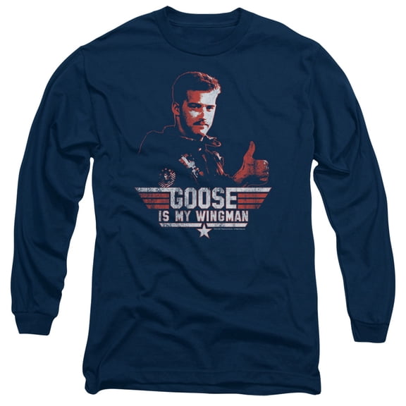 Top Gun - Wingman Goose - Long Sleeve Shirt - Small