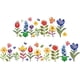 thumbnail image 3 of Pegatinas de pared de flores, calcomanías de mariposas de acuarela, decoración artística de vinilo DIY, 3 of 3