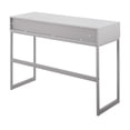 thumbnail image 4 of Franklin Contemporary Console Table in Grey Metal and Grey Wood by LumiSource, 4 of 5