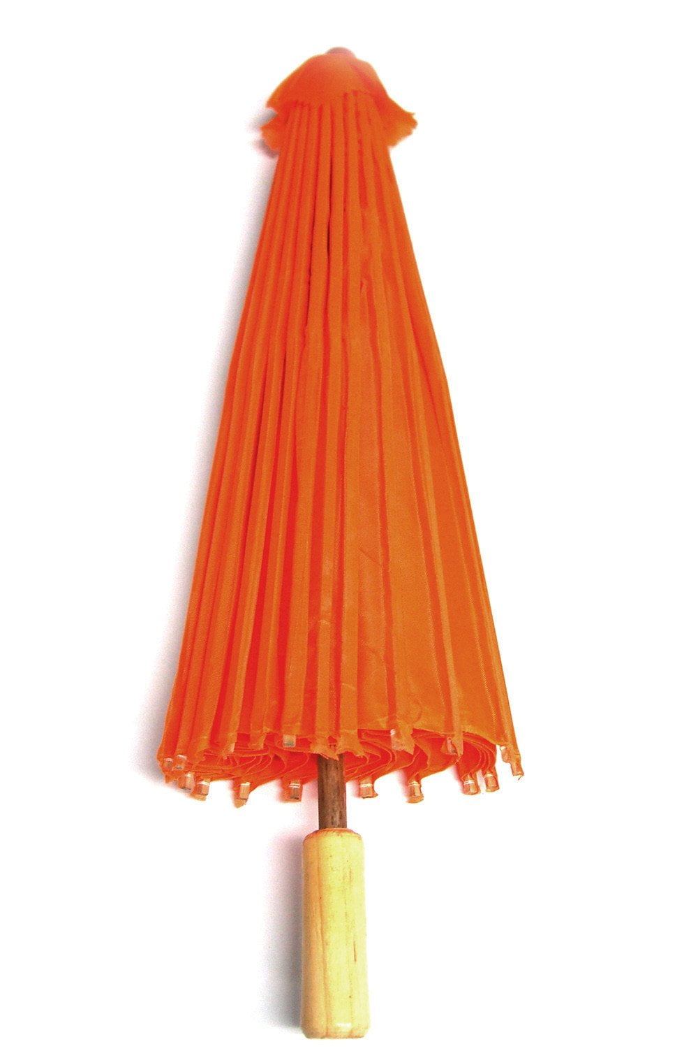 Paper Craft Umbrella with Bamboo Handle, 18inch, Orange