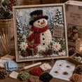 thumbnail image 2 of 3D Christmas Fabric Poke Art Kit, DIY 3D Fabric Poke Art Craft Kit No-Sew DIY Bird-Themed Memorial, Creative Craft Set, Holiday Home Decor, Vintage Holiday Handmade Christmas Decoration, 2 of 6