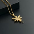 thumbnail image 6 of Marijuana Leaves Cremation Jewelry Pendant for Ashes Solid Stainless Steel Memorial Urn Necklace for Men Keepsake Holder Jewellery, 6 of 8