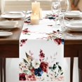 thumbnail image 3 of Table Runners 72 Inches Long Dress Scarves, Pink Valentine's Day Farmhouse Kitchen Table Runner, Coffee Tablerunners, Spring Floral Farmhouse 14x72 Inch, 3 of 9