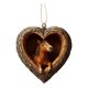 thumbnail image 1 of Adorno navideño con forma de corazón con animales Decoración plana en 2D de animales del bosque en acrílico Colgante del bosque para decorar el árbol de Navidad Regalo para los amantes de los animales, 1 of 7