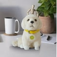 thumbnail image 5 of Faux Fur Barking Simulation Pet Dog Toy | Realistic Sound | Home Office Decoration | Collectible Gift | Soft Faux Pelt | Durable Build | 6.7x5.9x6.7 Inches | Ideal for Kids | Unique Shelf Display, 5 of 6