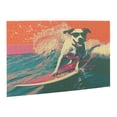 thumbnail image 2 of 500 PCS 500 piece Wooden puzzle for adults Surfing Dog,Challenging Brain Exercise,Stunning Artwork of Adults,Modern Style Surfing Dog Funny Wood Puzzle,Impossible Hard Difficult Challenging Puzzles, 2 of 6