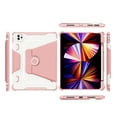 thumbnail image 5 of Elehold Rugged Case Compatible with Apple iPad iPad (10.2-Inch) (9th/8th/7th Generation) Hard PC+Soft TPU with Shockproof Kickstand Full Body Protection,Pink, 5 of 17