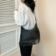 thumbnail image 5 of Bolso Hobo Minimalista Con Flecos Hombro Borlas PU para Mujer Fiestas Y, 5 of 8