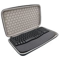 thumbnail image 3 of YIGSECU Keyboard Carrying Case Hard Shell Travel Carrying Keyboard Case for Ergonomic Keyboard, 3 of 14