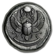 NOT SPECIFIED 1 oz Hand Poured Silver Round - Scarab Beetle