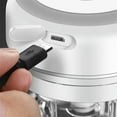 thumbnail image 4 of Electric Garlic Machine Electric Garlic Grinder Vegetable Chopper Wireless Garlic Crusher Wireless Electric Garlic Machine Mini Food Garlic Vegetable Chopper Grinder Crusher Press, 4 of 8