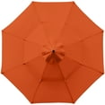 thumbnail image 4 of Abble Outdoor 9ft Pagoda Patio Umbrella with Crank - Orange, 4 of 6