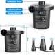 thumbnail image 2 of Electric Air Pump, Fast Fill Rechargeable Battery Inflator for Inflating and Deflation, Air Mattress Inflator, 3 Nozzles Included (USB Adapter: 5V), 2 of 5