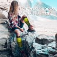 thumbnail image 3 of 5 Pairs Copper Compression Socks for Women & Men Circulation 15-20 mmhg - Better Blood Flow, Swelling, Best Support for Medical, Running, Nursing, 3 of 7