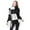 PureBond Black And, variant on PureBond Black and White Plaid Scarfs for Women Girls
