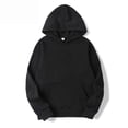 thumbnail image 2 of Hoodie Basic Pullovers Sweatshirts Top Solid Color Hoodies Oversize Black Sweatshirt, 2 of 7