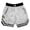 a-Grey10521, variant on Mens Basketball Mesh Shorts With Elastic Waist Drawstring Zippered Pockets Tiger Embroidered Patch Striped Hem Loose Fit Shorts For Sports Training Stylish Shorts