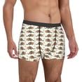 thumbnail image 4 of Cauagu Colorful Armadillos Print Boxer Briefs for Men,Comfortable Breathable Men's Underwear Moisture Wicking Underpants -XX-Large, 4 of 8