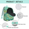 thumbnail image 4 of Contemporary Boho Mandala Floral Backpack for Women Men, Spacious College School Bookbag, Laptop Daypack for Commute, Ideal Gift, 4 of 5
