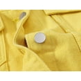 thumbnail image 5 of Chaqueta vaquera para mujer, chaqueta corta holgada de manga larga, Top informal de talla grande, 5 of 5