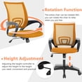 thumbnail image 6 of PayLessHere Orange Ergonomic Office Chair - Adjustable Mesh w/Lumbar Support, 6 of 7