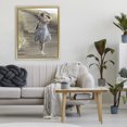 thumbnail image 3 of Stupell Industries Coastal Girl With Sun Hat Walking Gold Floating Frame Canvas Art, 25 x 31, by Kendra Dew, 3 of 8