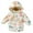White, variant on Godderr Toddler Baby Zipper down Jacket & Outerwear Fashion Cartoon Coat Super Cozy Hooded Coat for Infant Kids